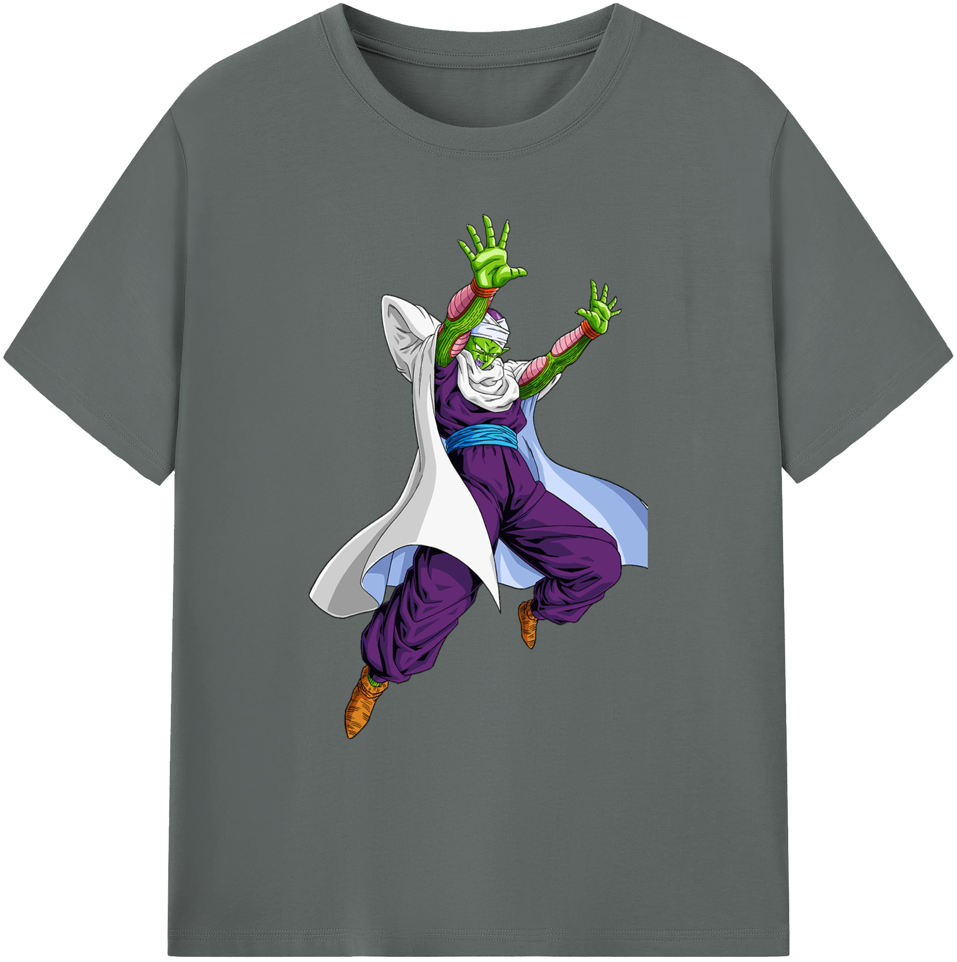 （画像用） ドラゴンボール ピッコロ DRAGON BALL Piccolo 綿100％ メンズ半袖Tシャツ｜肌触りやわらか＆通気性